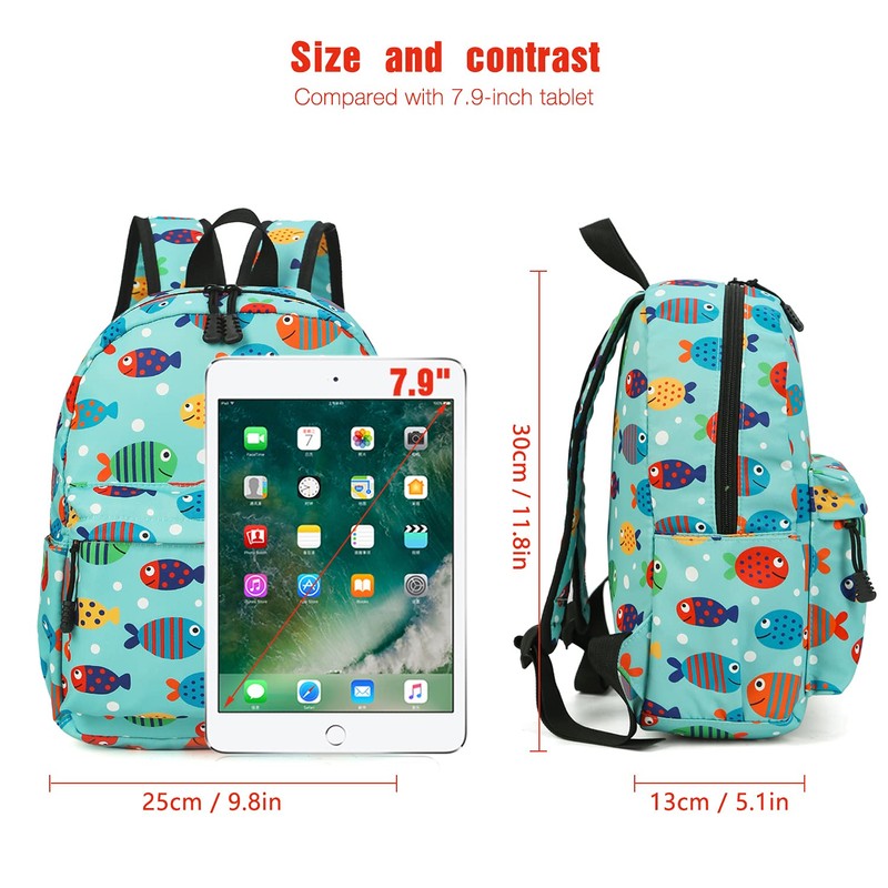 Kid Book Backpack Baby Child School Bag Kindergarten Canvas Daypack