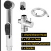 Amazleer Bidet Hand Shower for Sink, Toilet Pop Shower, Bidet