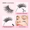 Glowing Win Half Eyelashes, Artificial Eyelashes, Natural False Eyelashes, 10