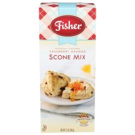 Fisher Scone Mix, Cranberry Orange, 12 OZ (Pack of 1)