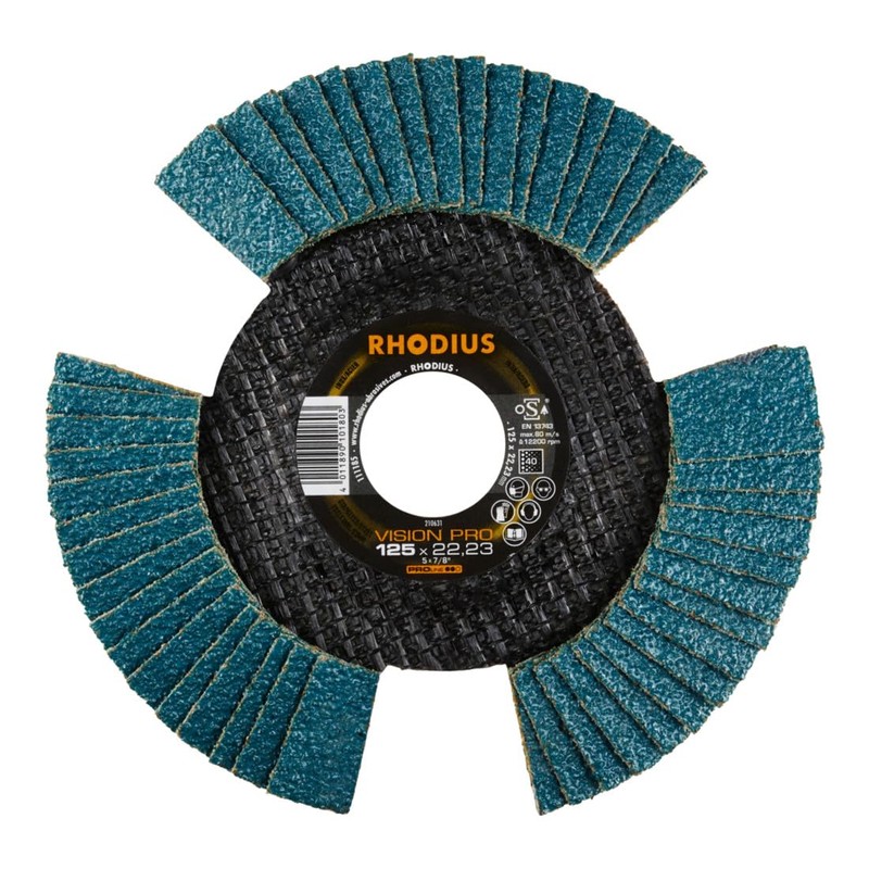 Rhodius 211303 Vision Pro Pack Flap Disc Diameter 125 mm