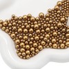 MKLKSDH 1000PCS No Hole Pearls, 3-8MM Gold Round Beads for