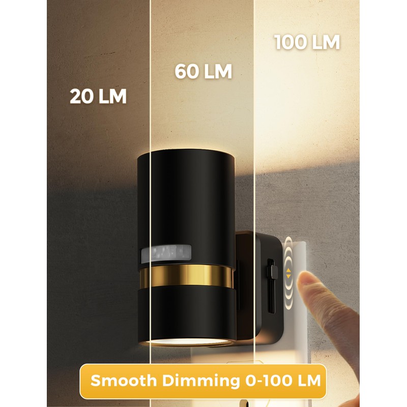 L LOHAS LED Night Light, Motion Sensor Night Light Plug