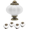 FUXXER® Antique Furniture Handles Drawer Knobs Bronze Brass Set of
