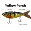 PBFish Glide Mini Slow Sinking Big Bass Strong Hooks -