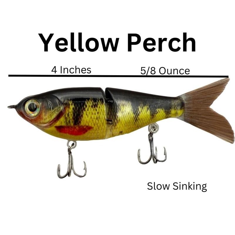 PBFish Glide Mini Slow Sinking Big Bass Strong Hooks -