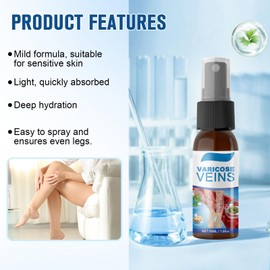 YeyiLidu 2pcs Veinguard Herbal Spray,Professional Varicose Veins Treatment for Legs,Veinhealing Sprays Treatment for Legs Improve The Appearance,Suitable for All Skin Types - 30ml