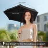 LEAGERA Mini Umbrella For Purse, Small Travel Umbrellas Compact Waterproof