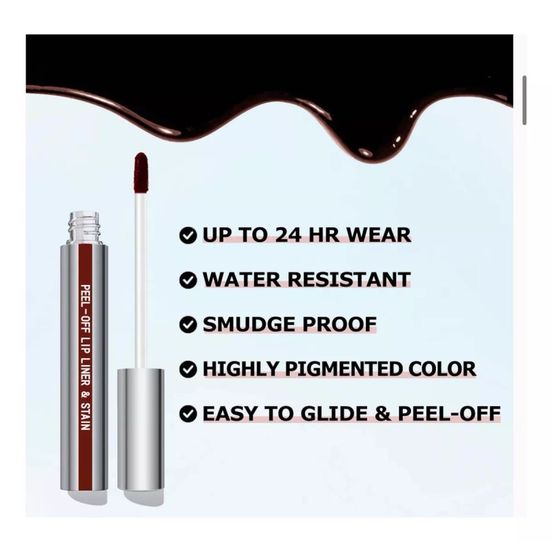 Cilrofelr Lip Liner Peel Off Lip Stain Larga Duración