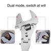 Flexhead Adjustable Wrench 10 to 12in Ratcheting Spanner with Retractable