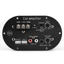 Car Audio Amplifier Board 120W 12V Pure Full Tone Bass Subwoofer Core Auto Stereo Speaker Amp for Car Stereo High Power Bass Board 12V
