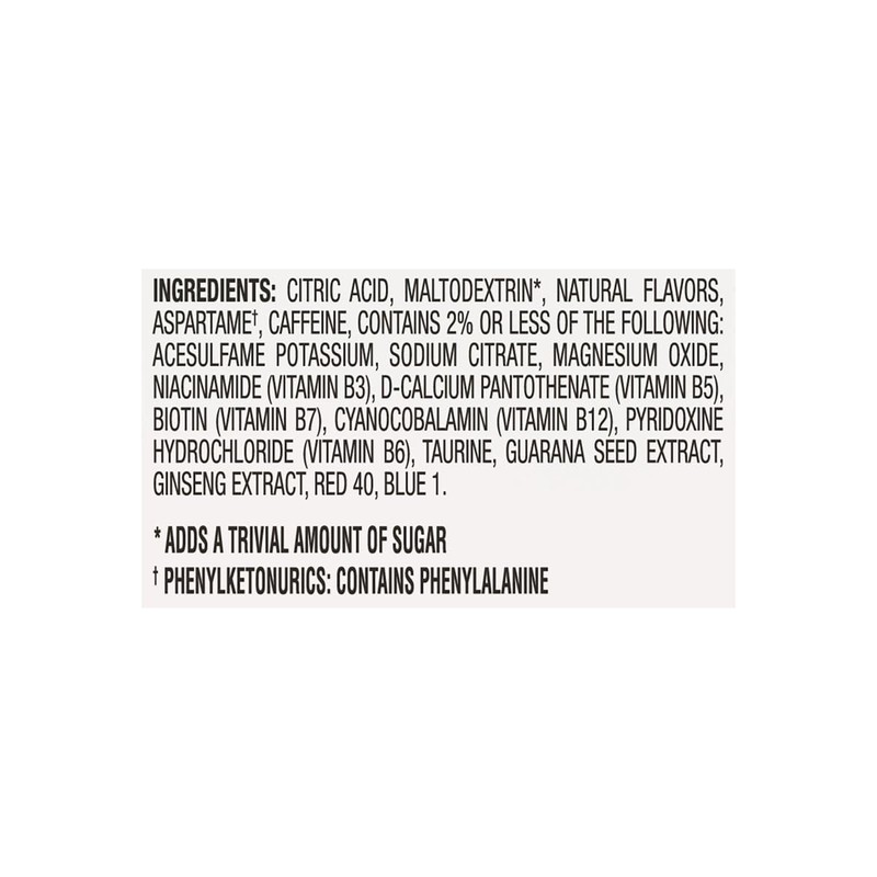 Pure Kick Energy Singles To Go Drink Mix, Mango Acai,