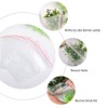 Norhogo 100 Resealable Foldable Ziplock Bags Ziplock Envelopes (15 x