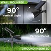 InnoGear 2 Solar Lights Outdoor Spot Garden Yard Landscape Flag,