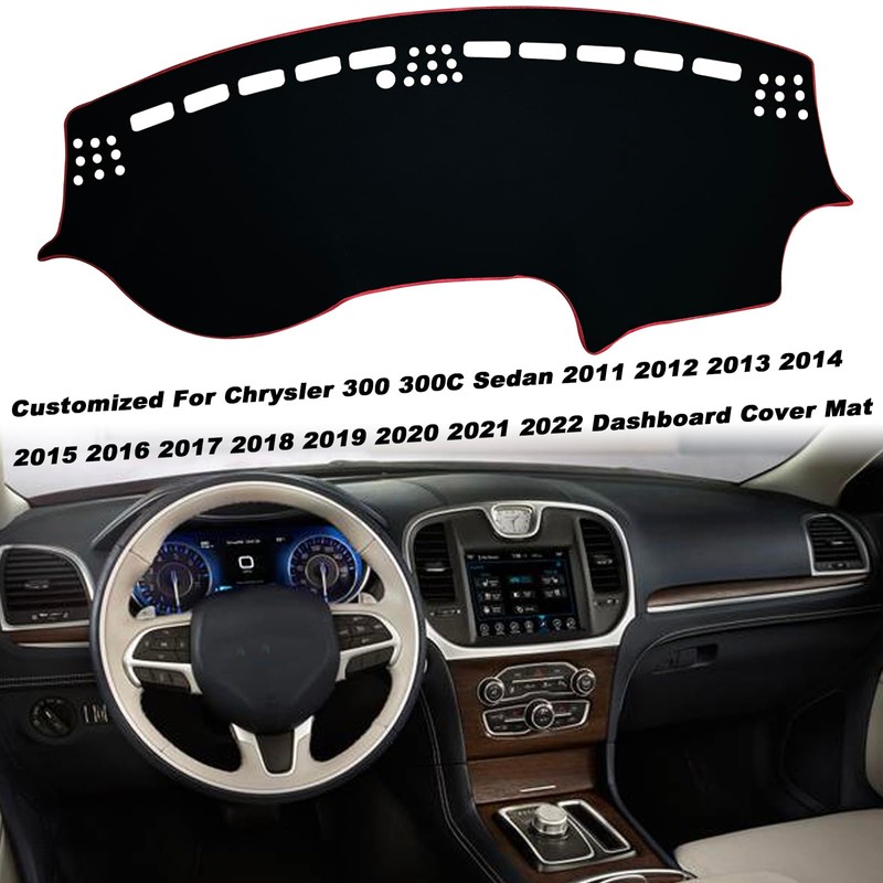 KEEGTBOX Dash Mat Cover Interior Dashboard Protection pad Compatible with