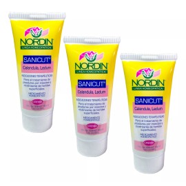 Nordin Crema Cicatrizante Sanicut Caléndula Nordin 60g Pack 3