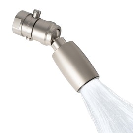 High Sierra Showerheads® - CLASSIC™ Solid Metal 2.0 GPM Award Winning, High Pressure Shower Head with Trickle Valve, Patented Nozzle Never Clogs - Brushed Nickel Finish