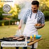 Clay Roberts Chefs Apron, Black, Cooking and Baking Apron for
