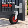 6 Inch Heavy Duty Spring Gate Wheel, 600 lb Capacity