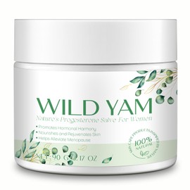 Wild Yam Cream, Wild Yam Cream Organic for Hormone Balance, Natural Balancing Creams for Women, Rich in Vitamins, Alleviate Menopause-Related Issues, Nourish The Skin