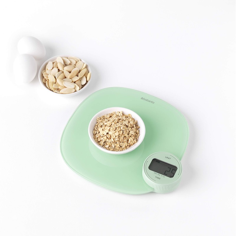 Brabantia Tasty+ Kitchen Scales Jade Green