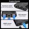 PVBCTCSID Ethernet Splitter 1 to 3 1000Mbps Internet Splitter High