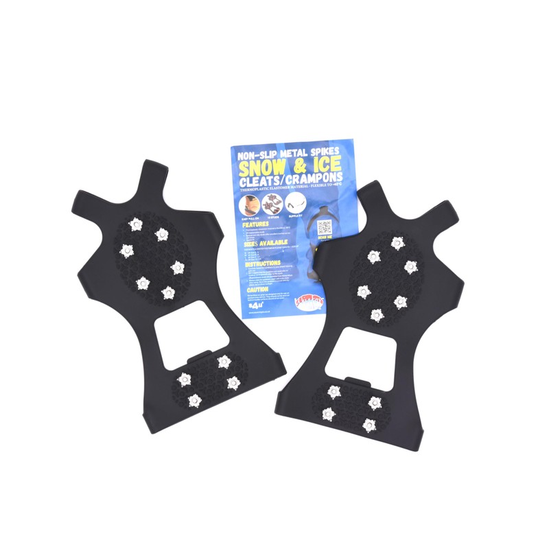 Winter Wise Ice Snow Grips 10-Stud Anti Slip Winter Ice
