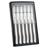 Arcos 4 Inch Serrated Steak Knives Set of 6. Meat