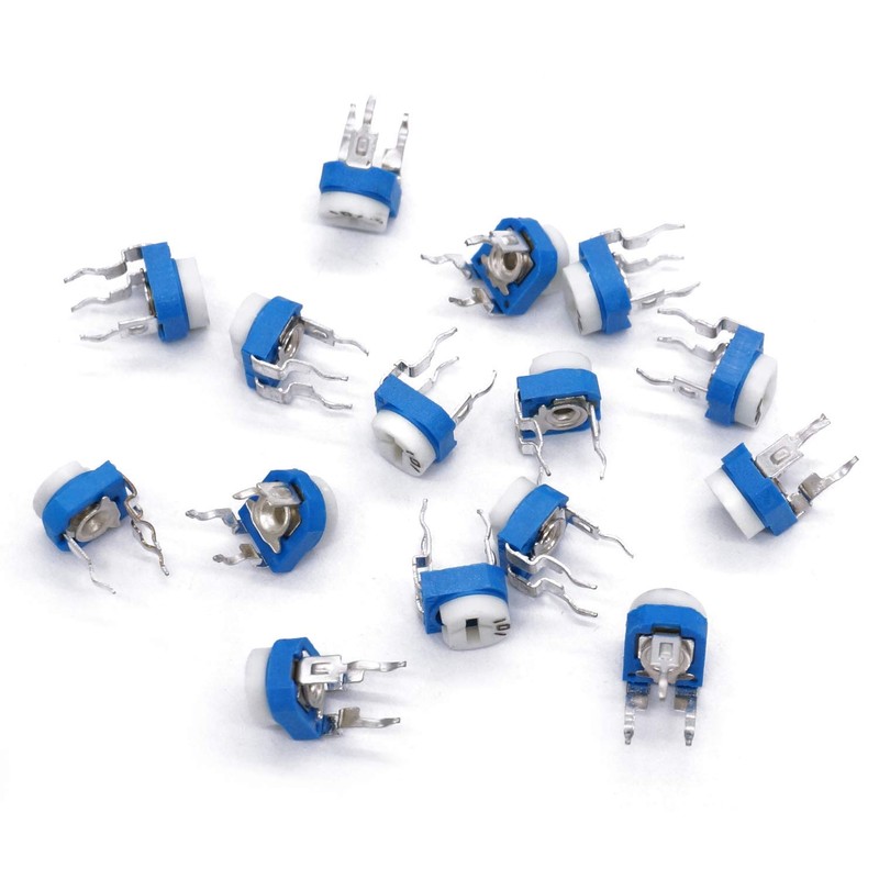 RUNCCI-YUN 150pcs 15 Values 100 Ohm- 2M Ohm Ohm Potentiometer