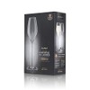 Final Touch 100% Lead-free Crystal Champagne Flutes Glasses Made with