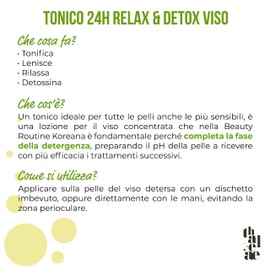 THALEAE, 24H Relax & Detox, 200 ml, Made from 98.89% Natural Ingredients, with Soothing and Relaxing Function, Ideal for Sensitive Skin, Made in Italy