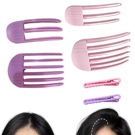 6 PCS Wind Shaping Styling Combs For Fluffy Bangs,Volume Hair Clips For Fluffy Bangs,Hair Volume Clips For Roots,High Top Artifact Hair Root Fluffy Clip For A Natural Voluminous Look