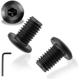 Pack of 25 M8 x 12 mm Flat Head Screws Hexagon Socket Stainless Steel A2 V2A Black M8 Screws Flat Head Full Thread Stainless Steel Screws with Allen Key for Household Appliances Industrial Machines