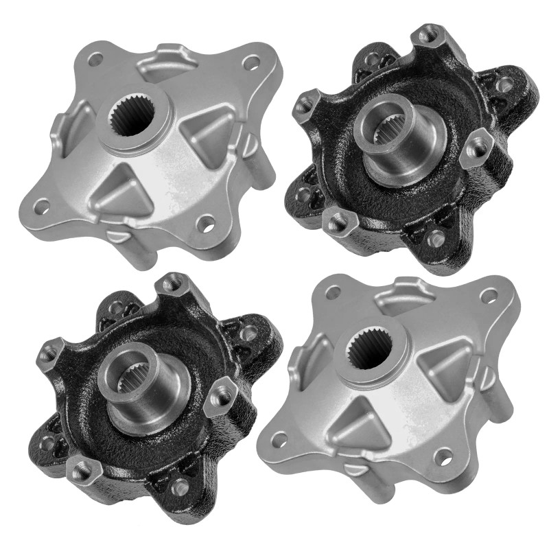 Caltric Front & Rear Wheel Hubs For Polaris Ranger 900
