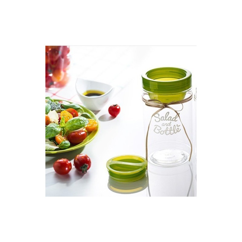Komax Salad Bottle Set of 2, with Leak Proof Salad