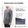 LAROTSUBA Unisex Bedridden Patient Clothing,Disability Clothing with Fully Open on