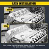 Rectangle Intake Manifold Adapter Plates Compatible with LS1 Cathedral Port