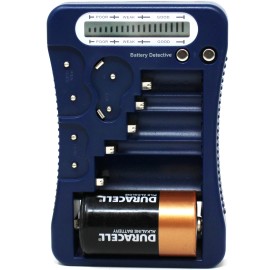 Battery Detective **BRAND NEW** 12-Type Battery Tester, LCD Display, for Household Batteries - Blue