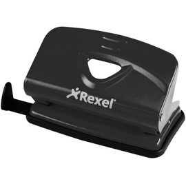 Rexel 2100759 Value 2 Hole 10 Sheet Metal Punch - Black
