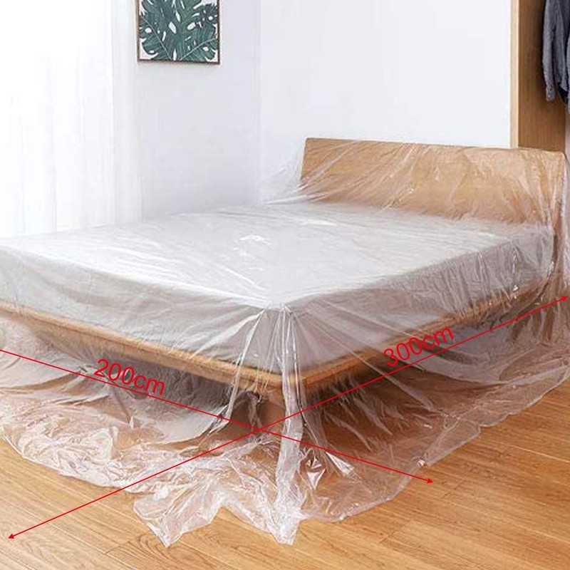 TUAKIMCE Plastic Sofa Cover Furniture Cover Couch Cover Heavy Duty