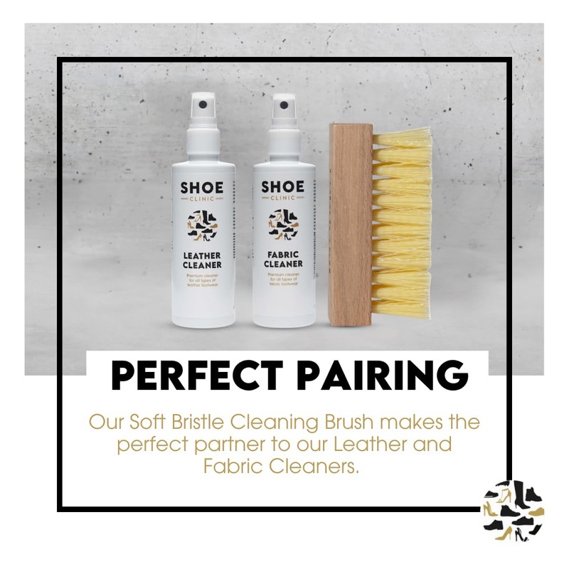 Shoe Clinic Soft Bristle Brush – Cleaning Brush – Hand