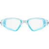 CRESSI Clear Eyes Swim Goggles, White/Aquamarine, Clear lens