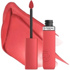 L’Oréal Paris Infaillible Le Matte Resistance Labial Líquido de Larga Duración por 16H, a Prueba de Agua, Color Intenso, con Ácido Hialurónico, Tono S