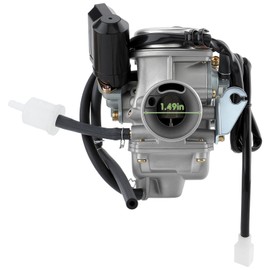partszen GY6 Carburetor Fit for GY6 125cc 150cc Carburetor 4 Stroke 52QMJ 157QMJ 152QMI 157QMI Engine Electric Choke ATV Motorcycle Scooter with Intake Manifold