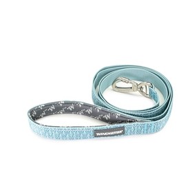 Winchester Pet Deluxe Reflective 6-Foot Carabiner Poly Webbing Leash, Aqua Haze