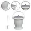 perfeclan Potty Urinal Bottle and Ring Toilet Brush, Urinal Night