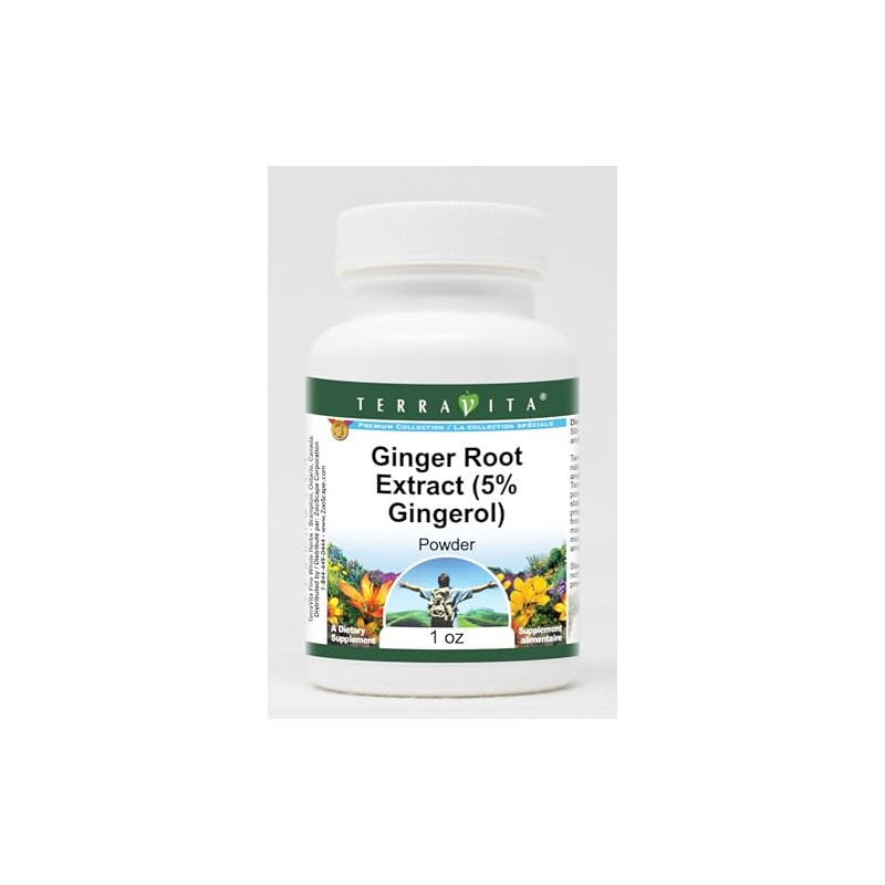 Ginger Root Extract (5% Gingerol) Powder (1 oz, ZIN: 514357)