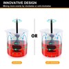 RZJZGZ 4 PCS Silicone Resin Mixer Paddles for Drill, Epoxy
