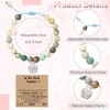 Huquary 10 Pcs Teacher Appreciation Bracelet Gift Natural Stone Teacher