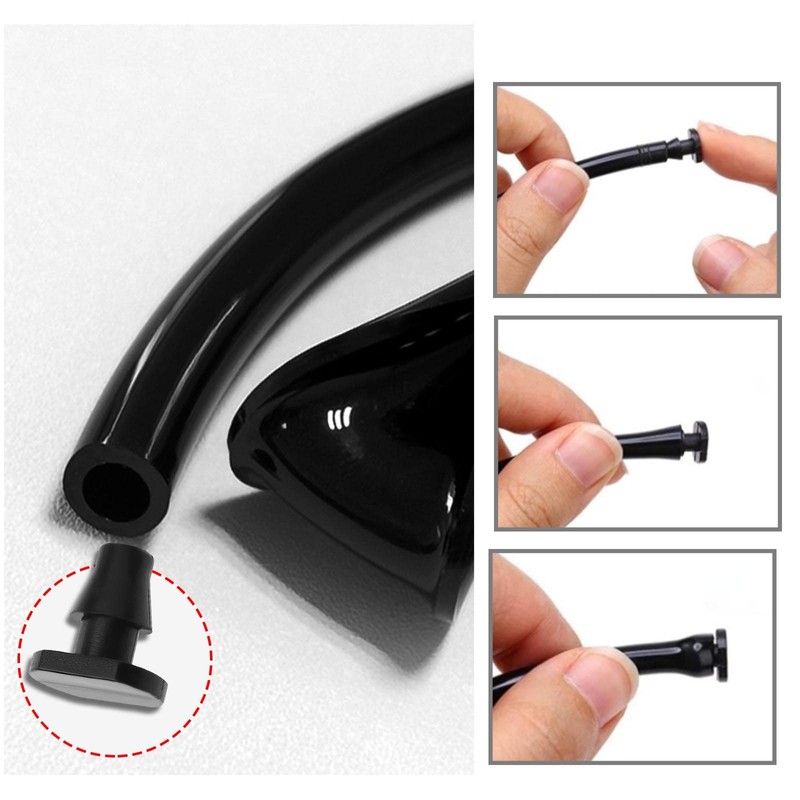 YINETTECH 100Pcs Irrigation Pipe Plug Replacement Drip Pipe End Caps